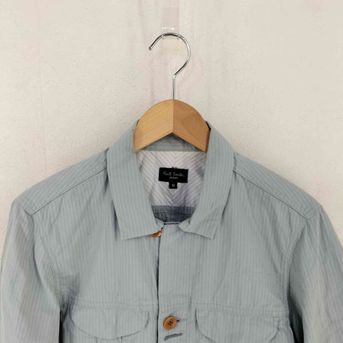 ポールスミスジーンズ Paul Smith JEANS ストライプ シャツジャケット トラッカージャケット メンズ import:M