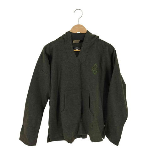 ザデイオンザビーチ THE DAY ON THE BEACH Winter Beach Parka ワンポイント刺繍 ウール メキシカンパーカー メンズ JPN:M