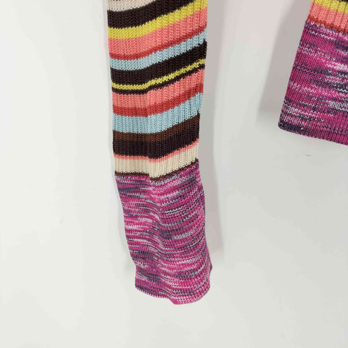 ミッソーニ MISSONI ボーダーレーヨンポロシャツ レディース import:S