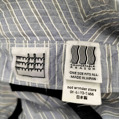 コンフォータブルリーズン COMFORTABLE REASON ストライプ柄バケットハット メンズ