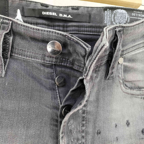 ディーゼル DIESEL TEPPHAR ダメージスキニーデニムパンツ レディース W26 L30