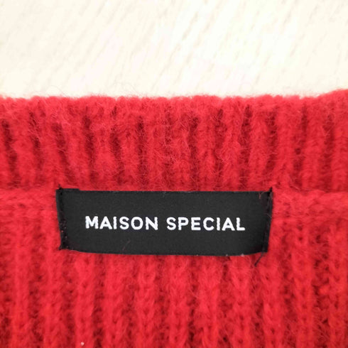 メゾンスペシャル MAISON SPECIAL Lace Up Knit Tops レディース FREE