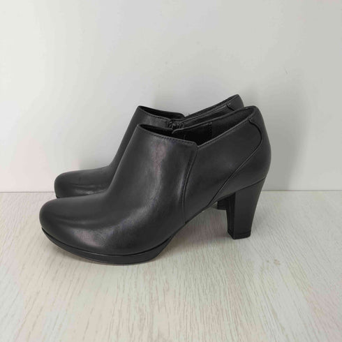 クラークス Clarks ヒールショートブーツ レディース 7 1/2