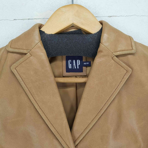 ギャップ Gap カウレザーテーラードジャケット レディース JPN:XS
