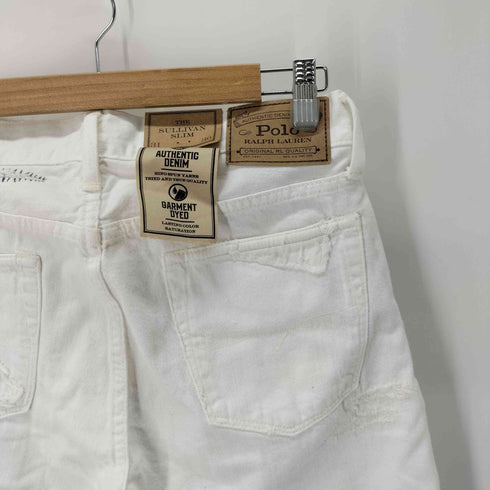ポロラルフローレン POLO RALPH LAUREN SULLIVAN SLIM リペア加工 ストレートデニムパンツ メンズ 31/30
