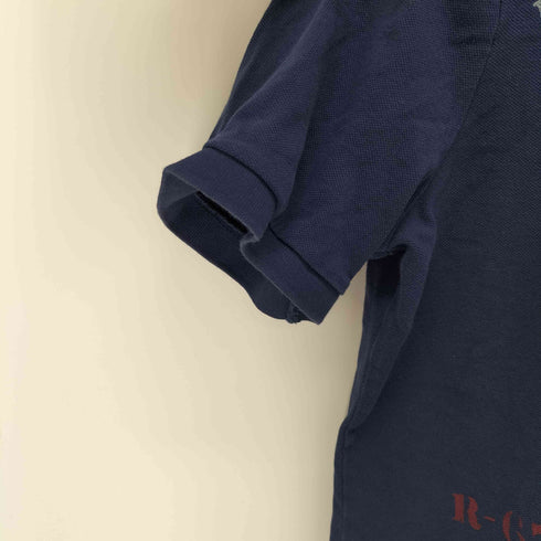 ポロバイラルフローレン Polo by RALPH LAUREN ビックポニー パッチワークデザイン ナンバリング ポロシャツ メンズ import:S