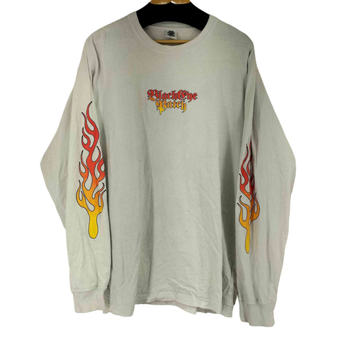 ザブラックアイパッチ THE BLACK EYE PATCH WESTSIDE FLAMES LOGO L/S TEE メンズ JPN:XL