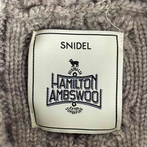 スナイデル snidel HAMILTONウールケーブルニットワンピース レディース ONE SIZE