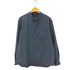 ユナイテッドアローズグリーンレーベルリラクシング UNITED ARROWS green label relaxing クリスプツイル ジャストルーズ バンドカラー シャツ メンズ JPN:L