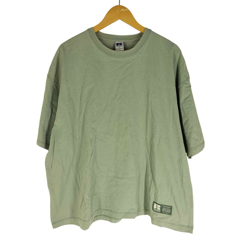 ラッセルアスレチック RUSSELL ATHLETIC USA製 ロゴ刺繍クルーネックコットン S/S Tシャツ メンズ import:L
