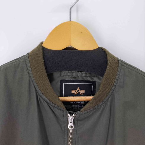 アルファインダストリーズ ALPHA INDUSTRIES コットンツイルMA-1フライトジャケット メンズ JPN:M