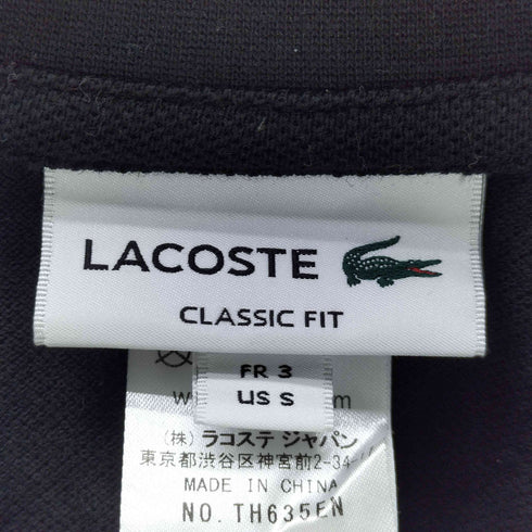 ラコステ LACOSTE 鹿の子クルーネックTシャツ メンズ import:S