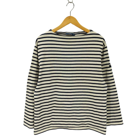 セントジェームス SAINT JAMES フランス製 ボーダー ボートネック L/S Tシャツ バスクシャツ メンズ F/6