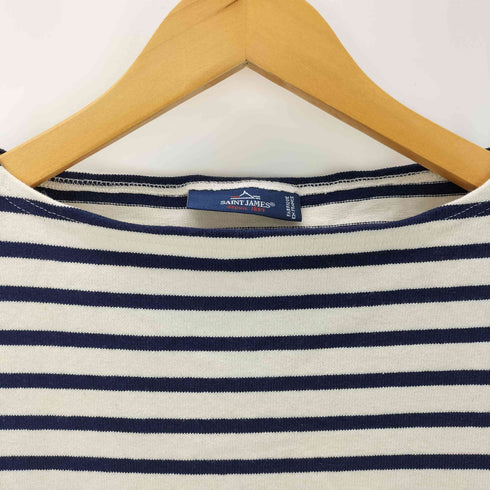 セントジェームス SAINT JAMES フランス製 ボーダー ボートネック L/S Tシャツ バスクシャツ メンズ F/6