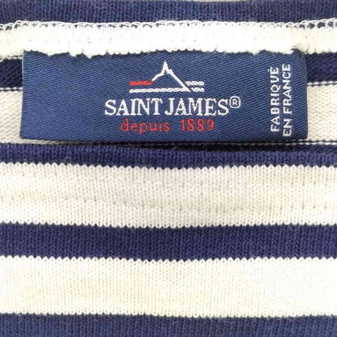 セントジェームス SAINT JAMES フランス製 ボーダー ボートネック L/S Tシャツ バスクシャツ メンズ F/6