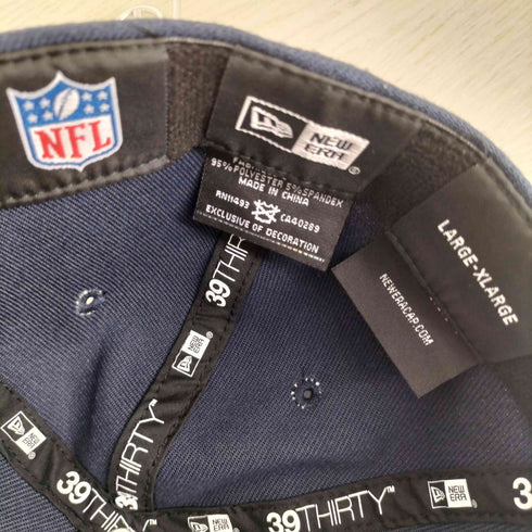 ニューエラ NEW ERA 39THIRTY NFL チームロゴ刺繍 6パネルキャップ メンズ XL