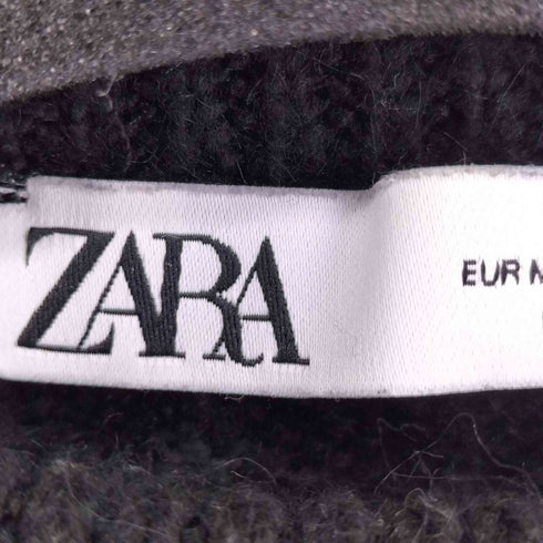 ザラ ZARA 変形カッティング編み込みニット レディース JPN:M