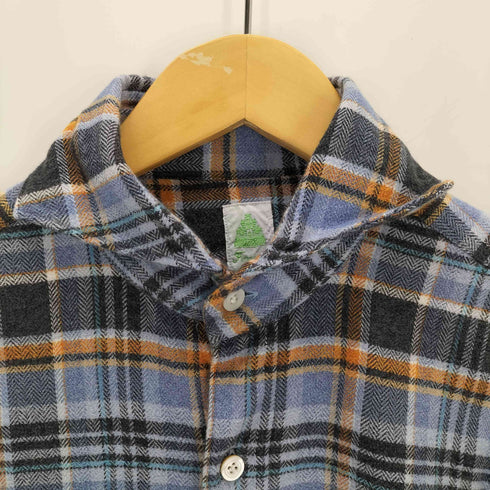 フィナモレ FINAMORE イタリア製 チェック柄ドレスシャツ メンズ 15/38