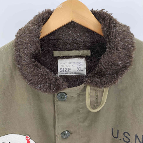 セスラ SESSLER TYPE N-1 DECK JACKET デッキジャケット USS Pomodon SS-486 ポモドン 潜水艦 ワッペン メンズ JPN:XL