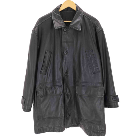 ポールスミス Paul Smith シープレザー レザーカーコート メンズ import:M