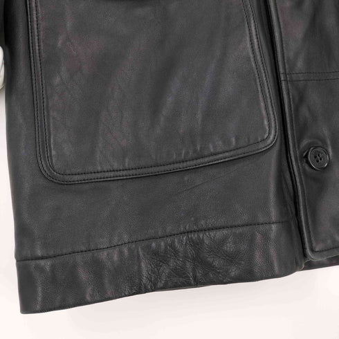 ポールスミス Paul Smith シープレザー レザーカーコート メンズ import:M