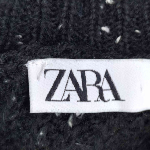 ザラ ZARA ネップ タートルネック ニット レディース import:M