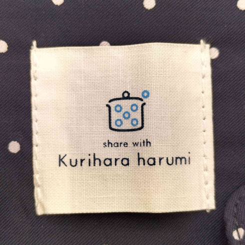 share with Kurihara harumi ドットスキッパーロングシャツワンピース レディース FREE