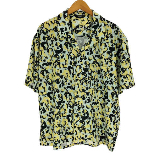 ビームス BEAMS 23SS ルーズフィット プリント オープンカラーシャツ メンズ JPN:M