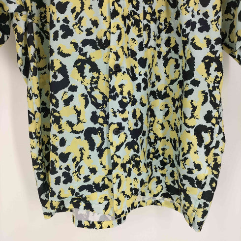 ビームス BEAMS 23SS ルーズフィット プリント オープンカラーシャツ メンズ JPN:M