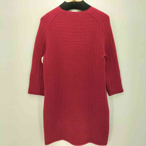 ラコステ LACOSTE クルーネック ナイロン L/S ワンピース レディース FR:36