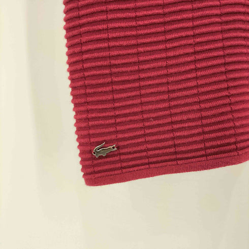 ラコステ LACOSTE クルーネック ナイロン L/S ワンピース レディース FR:36