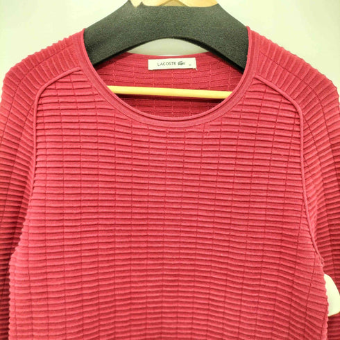 ラコステ LACOSTE クルーネック ナイロン L/S ワンピース レディース FR:36