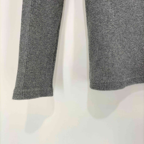 ラコステ LACOSTE ハイネックコットンカットソー リブニット レディース EUR:38