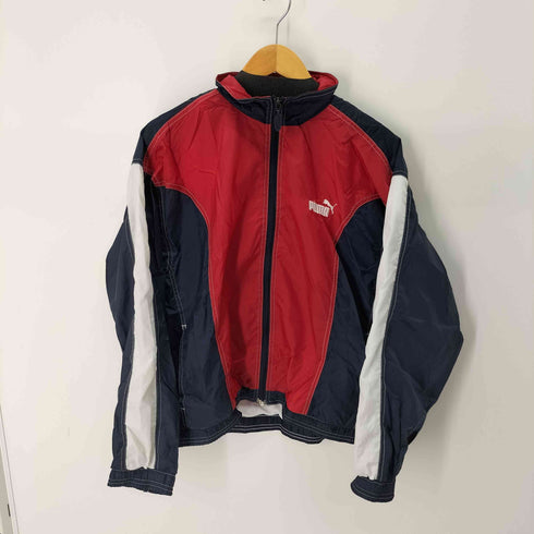 プーマ PUMA 80-90s 万国旗タグ トリコロールロゴ刺繍ナイロントラックジャケット パンツセットアップ メンズ M/M