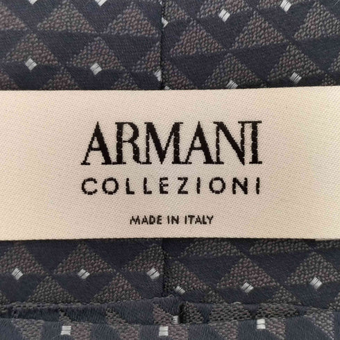 アルマーニコレツィオーニ ARMANI COLLEZIONI イタリア製 シルク100 総柄 ネクタイ メンズ