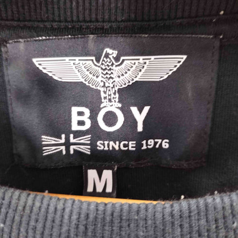 ボーイロンドン BOY LONDON エンブレムロゴ サイドスリットスウェットワンピース レディース import:M
