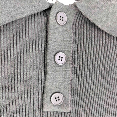 ザラ ZARA ラグラン L/S ニットポロ メンズ import:L
