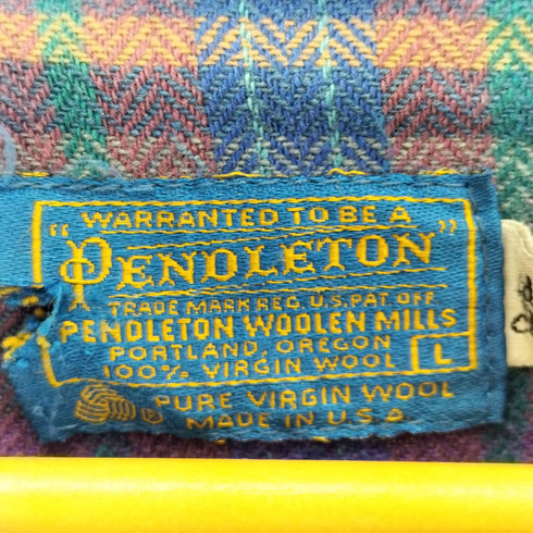 ペンドルトン PENDLETON USA製 Virgin Wool ウールブルゾン メンズ JPN:L