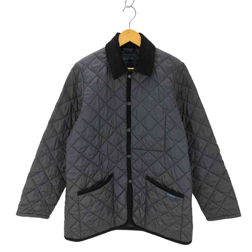 ラベンハム LAVENHAM 襟コーデュロイキルティングコート メンズ import:M