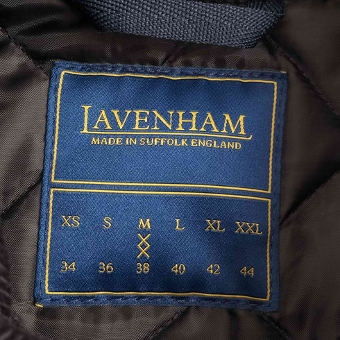 ラベンハム LAVENHAM 襟コーデュロイキルティングコート メンズ import:M