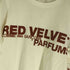 コムデギャルソン COMME des GARCONS 95AW 初期タグ PARFUMS RED VELVET S/S Tシャツ フロッキープリント メンズ