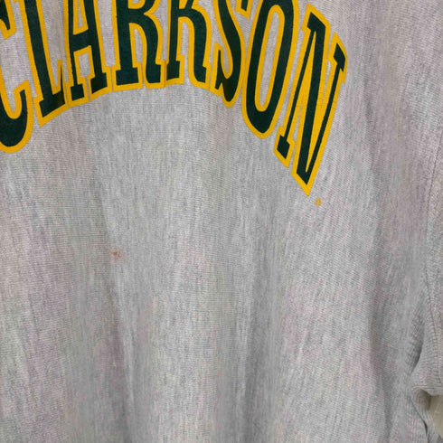 チャンピオン Champion 90S USA製 reverse weave clarkson アーチ ラバープリント メンズ JPN:XL