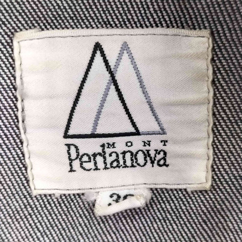 PERLANOVA 総柄デニムテーラードジャケット レディース 36