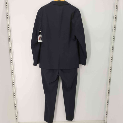 ワークトリップアウトフィッツグリーンレーベル リラクシング WORK TRIP OUTFITS GREEN LABEL RELAXING サージ無地マジコンスリム スーツ セットアップ メンズ JPN:L