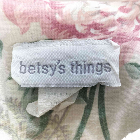 BETSY'S THINGS USA製 フリル 総柄ワンピース レディース 3/4