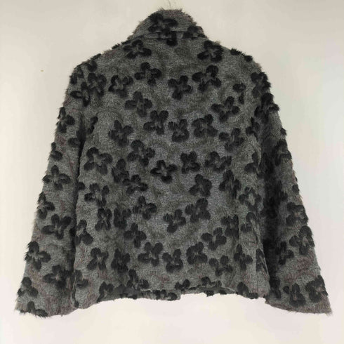 ORPHEAN 花柄シャギーニット アルパカ混 レディース