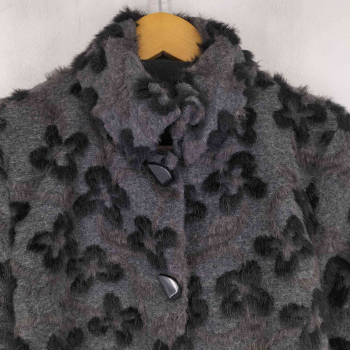 ORPHEAN 花柄シャギーニット アルパカ混 レディース
