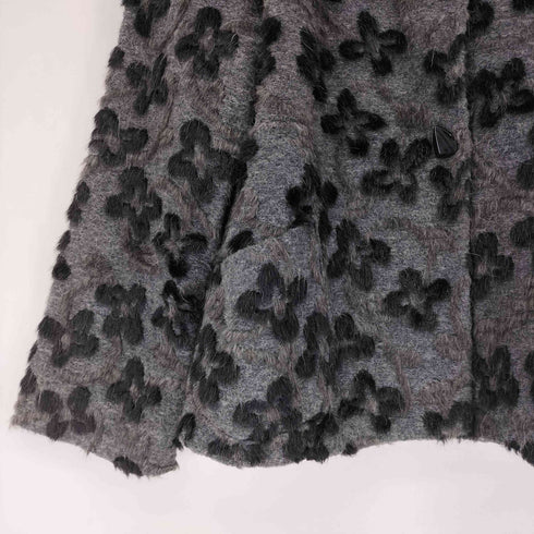 ORPHEAN 花柄シャギーニット アルパカ混 レディース