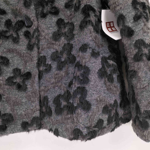 ORPHEAN 花柄シャギーニット アルパカ混 レディース