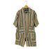 インターブリード INTERBREED Set Up SUMMER TRIPPIN S/S STRIPE SHIRT メンズ トップスXXL パンツXL